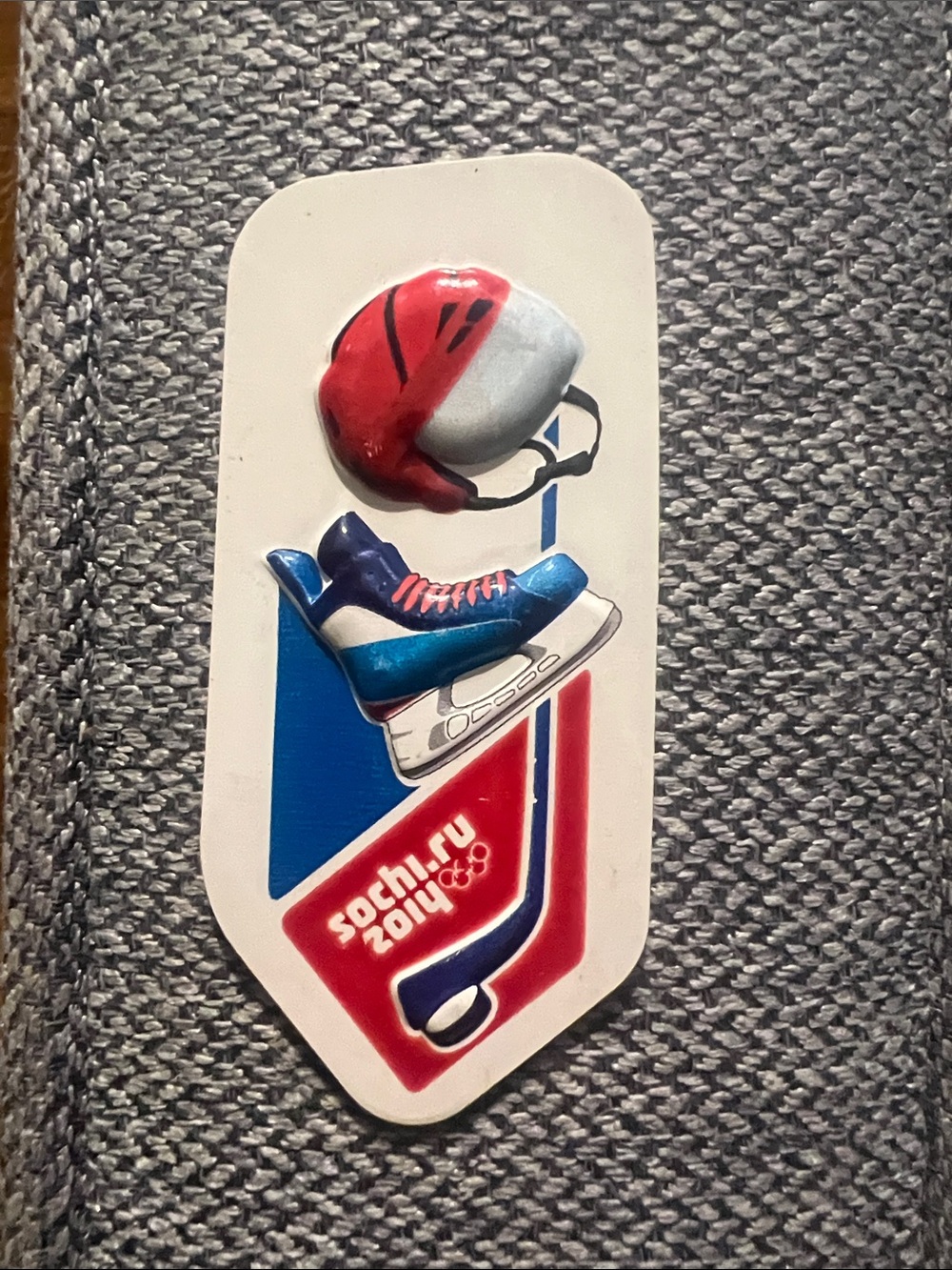 Sochi 2014 Ice Hockey Sticker Magnet